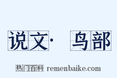 说文·鸟部是什么意思的图片